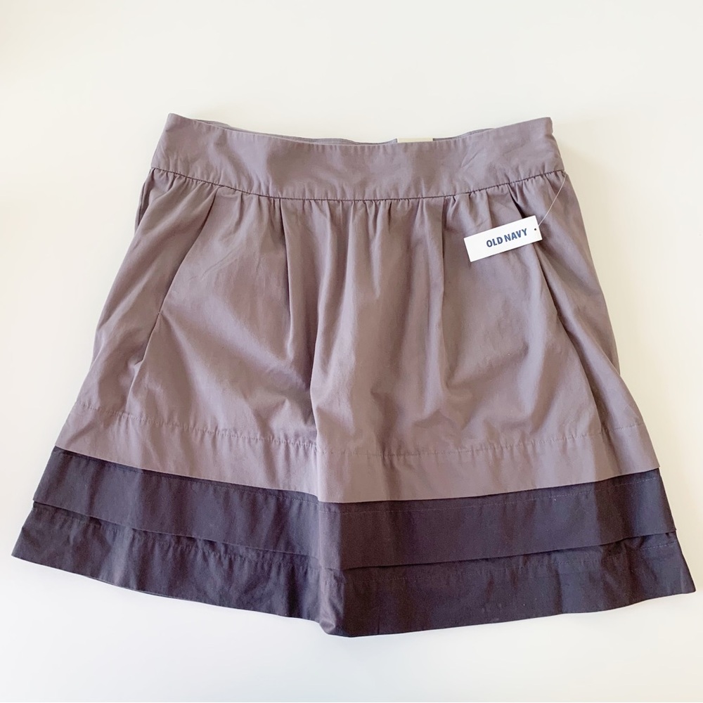 Old Navy two toned tiered 100% cotton skirt size 10